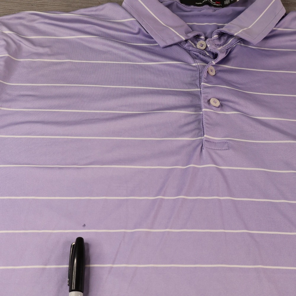 RLX Plainfield Country Club Polo Golf Shirt Men's Size XL Purple Performance - Picture 5 of 9